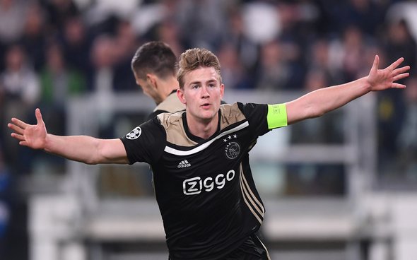 Image for United table contract offer for De Ligt