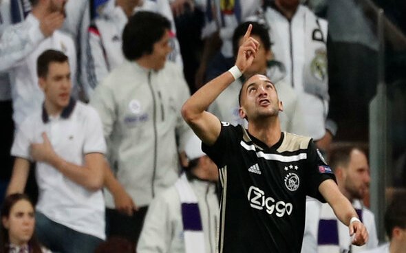 Image for Tottenham fans want to sign Ajax ace Ziyech
