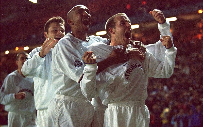 Image for Leeds United fans react to club throwback to FC Barcelona clash