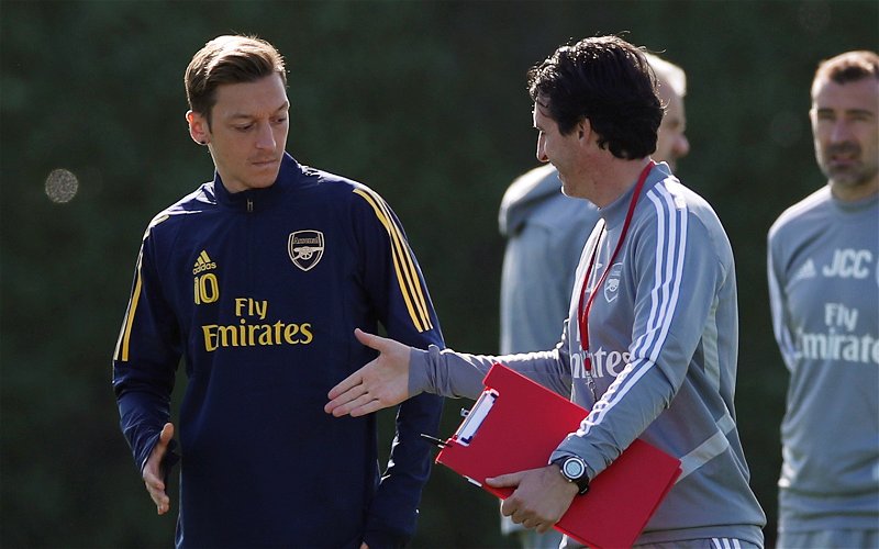 Image for Arsenal: Fans confused by Unai Emery’s latest comments regarding Mesut Ozil