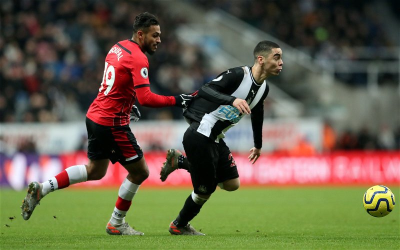 Image for Newcastle: Fans react to Almiron dig