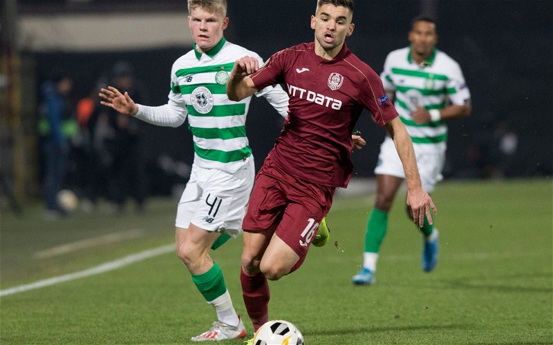Image for Celtic: Some fans hail Scott Robertson on first-team debut