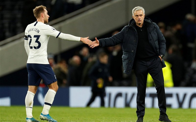 Image for Tottenham Hotspur: Fans fume over Jose Mourinho’s Christian Eriksen admittance