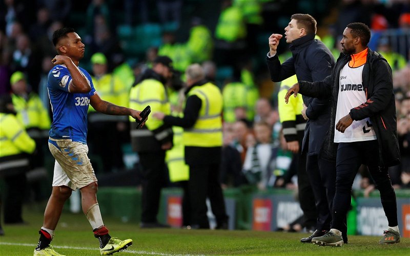 Image for Rangers: Pundits discuss Alfredo Morelos’ reaction to being substituted against St. Johnstone