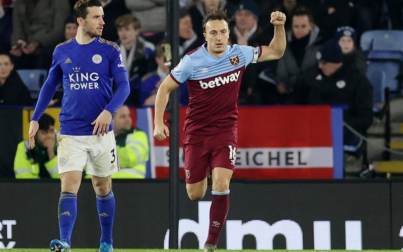 Image for West Ham: Fans call for ‘club legend’ Mark Noble to be dropped to the bench