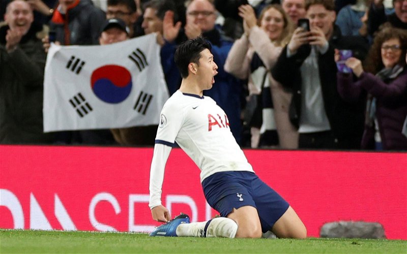 Image for Tottenham Hotspur: Spurs fans react to Son footage