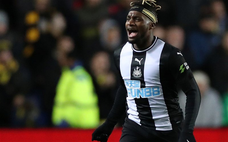Image for Newcastle United: Fans react to Allan Saint-Maximin’s post on Twitter
