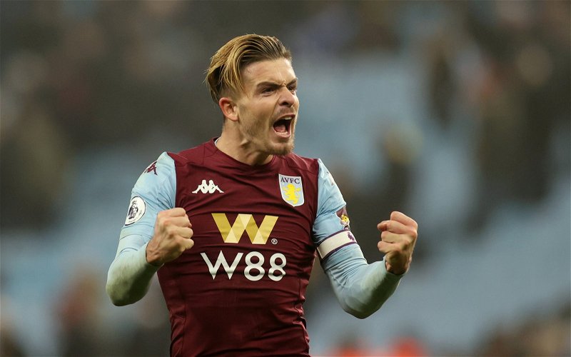 Image for Aston Villa: Podcaster gushes over Jack Grealish