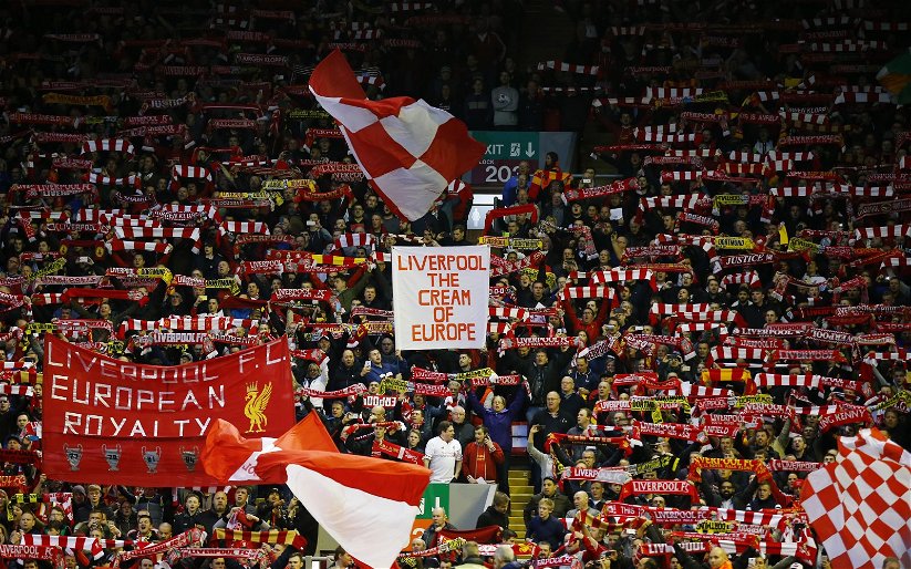 Image for Liverpool: Fans slam fellow supporters for displaying half and half scarf