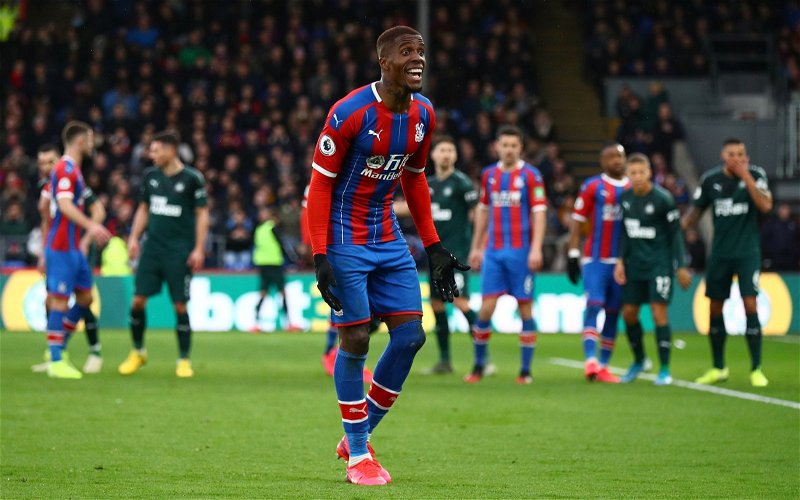 Image for Crystal Palace: Mark Ogden on Wilfried Zaha’s future