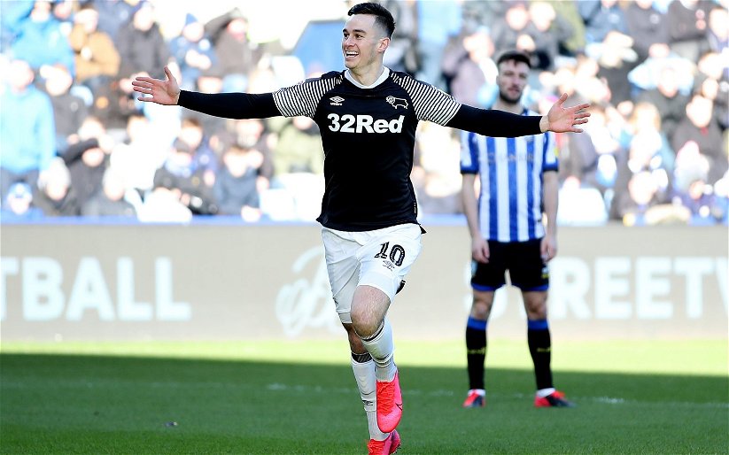 Image for Derby County: Fans slam Tom Lawrence’s performance against Reading