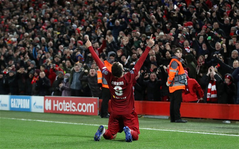 Image for Liverpool: Andy Robertson praises ‘unselfish’ Roberto Firmino