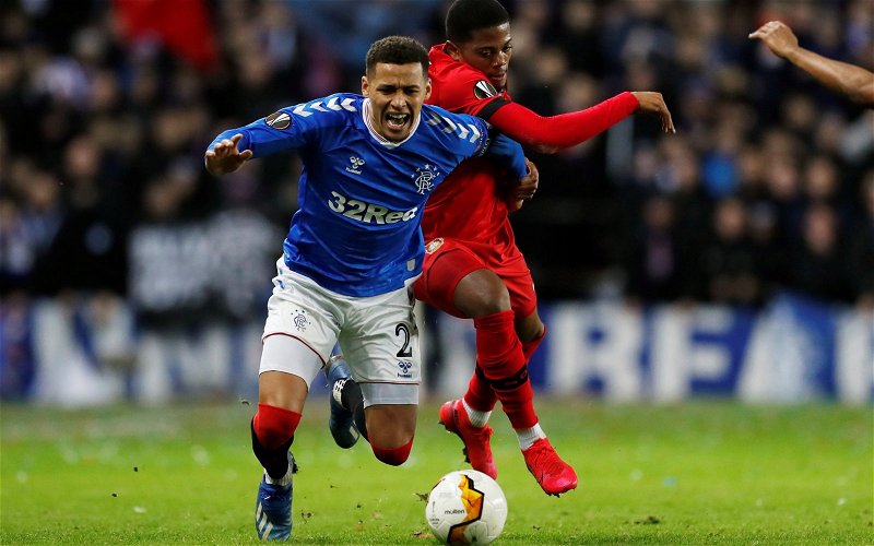 Image for Rangers: These fans thought James Tavernier was off against Bayer Leverkusen
