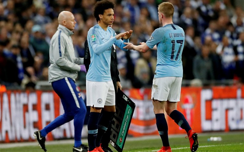 Image for Manchester City: Fans react to Kevin De Bruyne and Leroy Sane updates