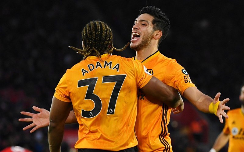 Image for Wolves: Adrian Clarke states he thinks Raul Jimenez and Adama Traore will stay this summer