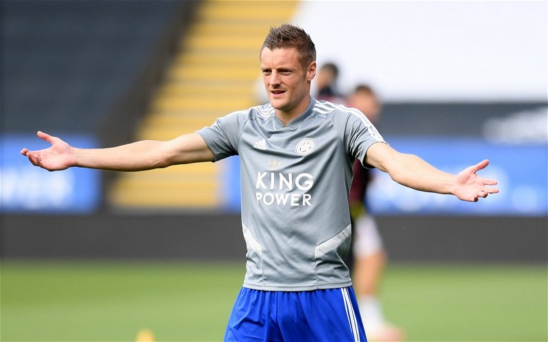 Image for Leicester City: Jamie Vardy slammed for opening weekend showing