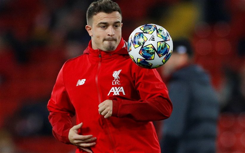 Image for Liverpool: Journalist discusses Xherdan Shaqiri’s current situation at LFC