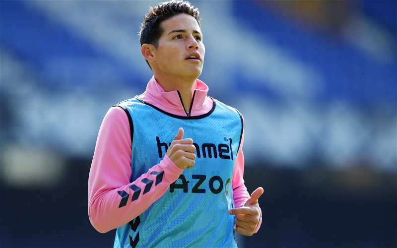 Image for Everton: Daniel Storey claims James Rodriguez will be ‘huge’ against Leicester City