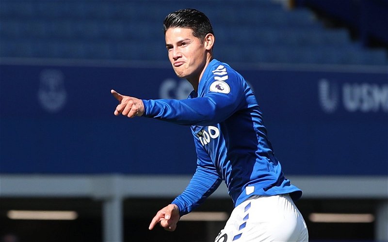 Image for Everton: Presenter discusses Rodriguez’s future