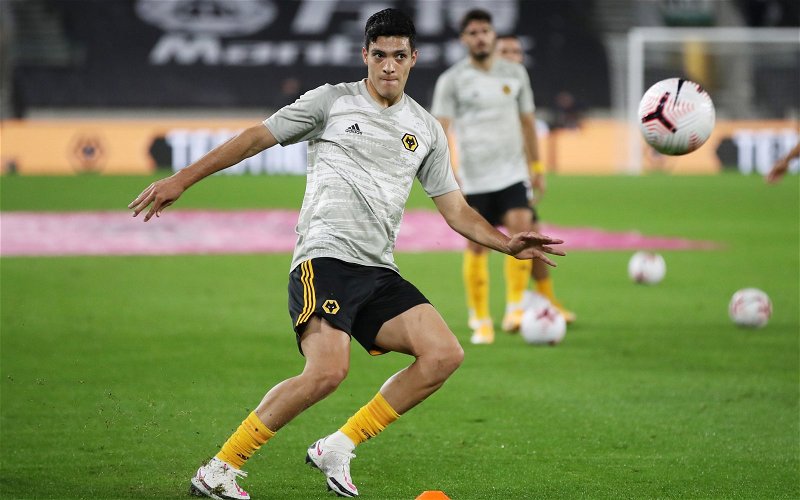 Image for Wolves: BBC pundit believes that Raul Jimenez has become a passenger at Molineux