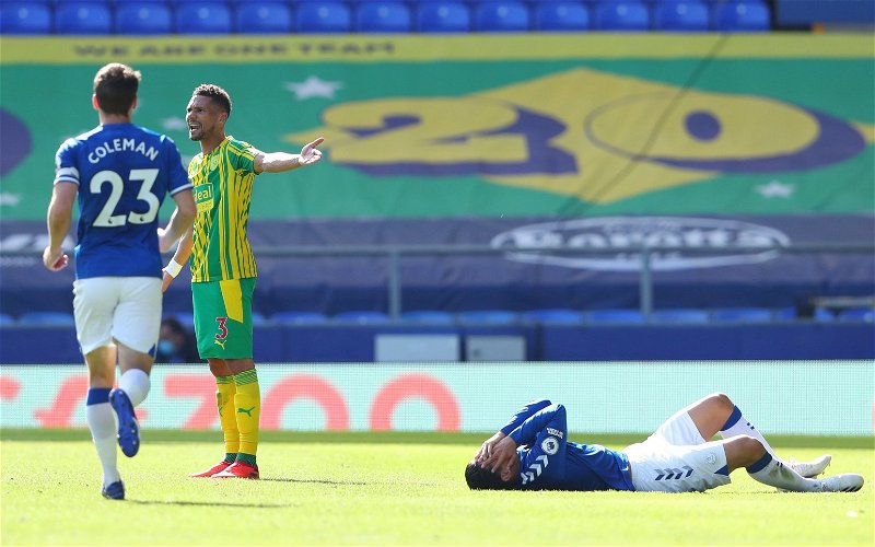 Image for West Bromwich Albion: Joseph Masi slams Kieran Gibbs following sending-off v Everton