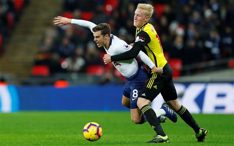 Image for Tottenham Hotspur: Fans react to potential £13 million move for Watford’s Will Hughes