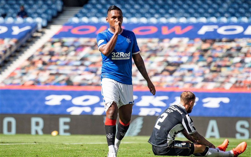 Image for Rangers: Journalist issues major Alfredo Morelos warning at Ibrox