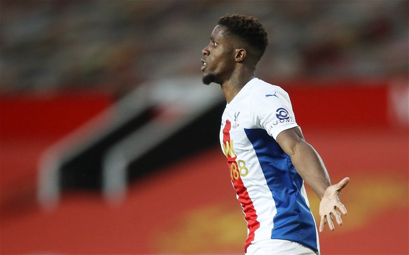 Image for Crystal Palace: Dominic Fifield says he ‘would be surprised’ if Wilfried Zaha left before transfer deadline