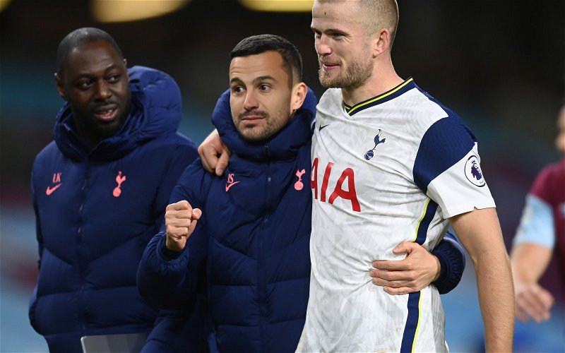 Image for Tottenham Hotspur: Eric Dier slated for his performance during Spurs’ game v Wolfsberger