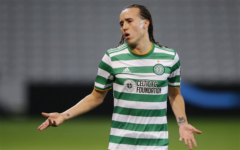 Image for Celtic: Fans rage over Diego Laxalt’s performance vs Dundee United