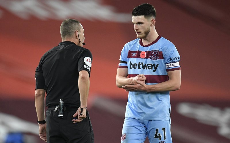 Image for West Ham United: ExWHUemployee reveals Declan Rice ‘touch and go’ for Sevilla clash