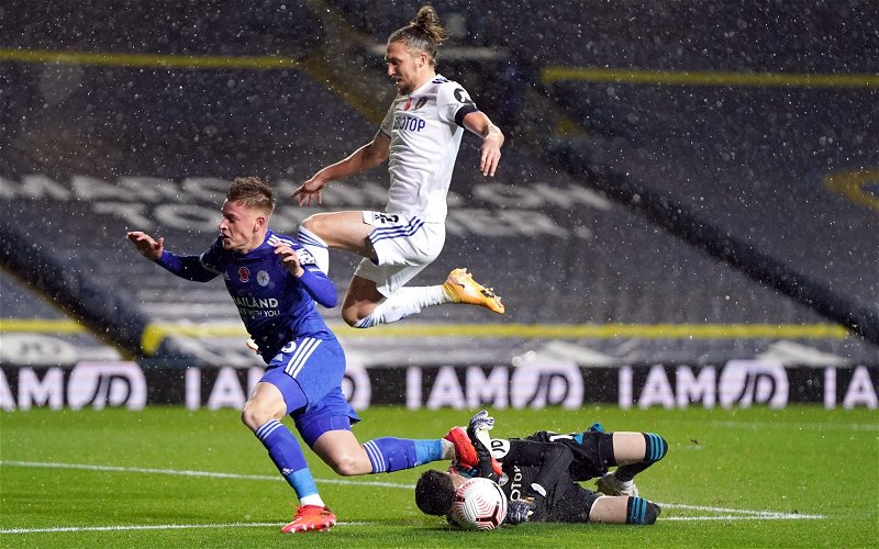 Image for Leeds United: Gerry McNamee on Luke Ayling’s dive versus Leicester City