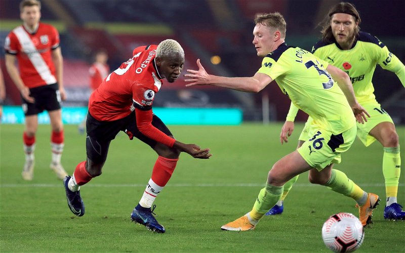 Image for Newcastle United: Fans slam Sean Longstaff’s performance versus Southampton