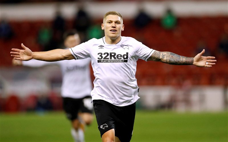 Image for Derby County: Ryan Conway discusses Martyn Waghorn’s current lack of confidence