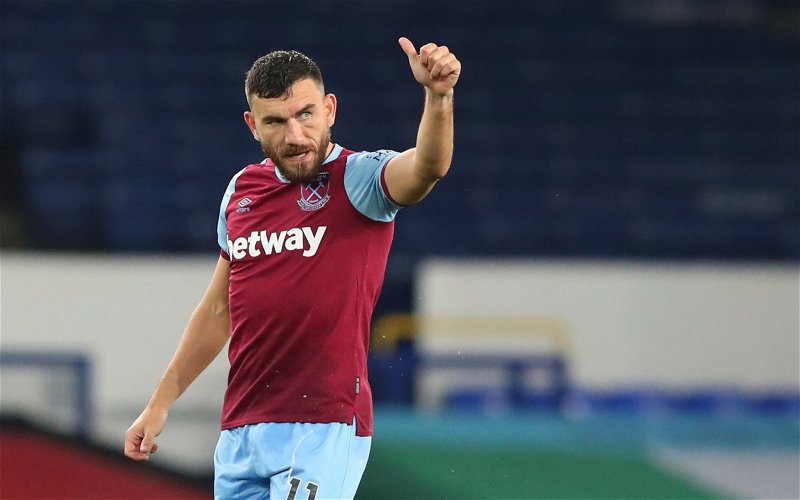 Image for West Ham United: @ExWHUemployee makes claim on Robert Snodgrass