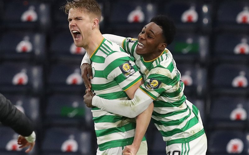 Image for Celtic: Fans react to Kristoffer Ajer transfer claim