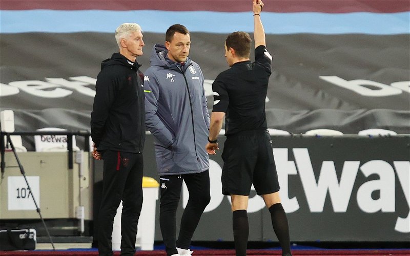 Image for Aston Villa: Gregg Evans shares insight into West Ham United touchline incident