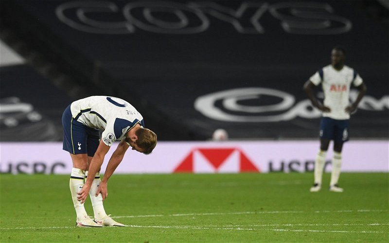 Image for Tottenham Hotspur: Footage shows woeful Harry Kane free-kick attempt in FA Cup loss