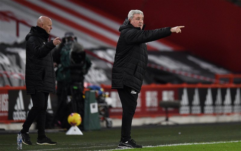 Image for Newcastle United: Fans left angry at Steve Bruce’s comments about Man Utd incident
