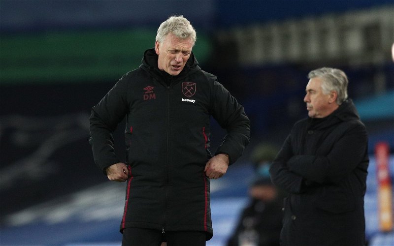 Image for West Ham United: Dan Lawless says ‘clock is ticking’ for David Moyes amid awful run of form
