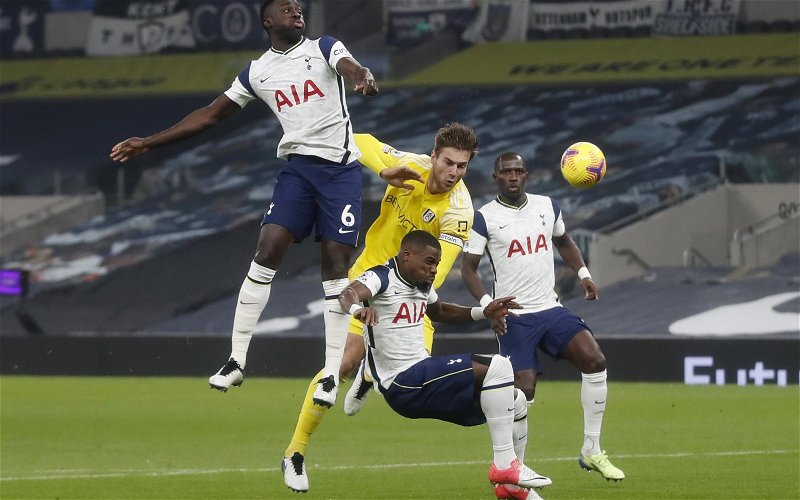 Image for Tottenham Hotspur: Fans slate Davinson Sanchez after Fulham draw