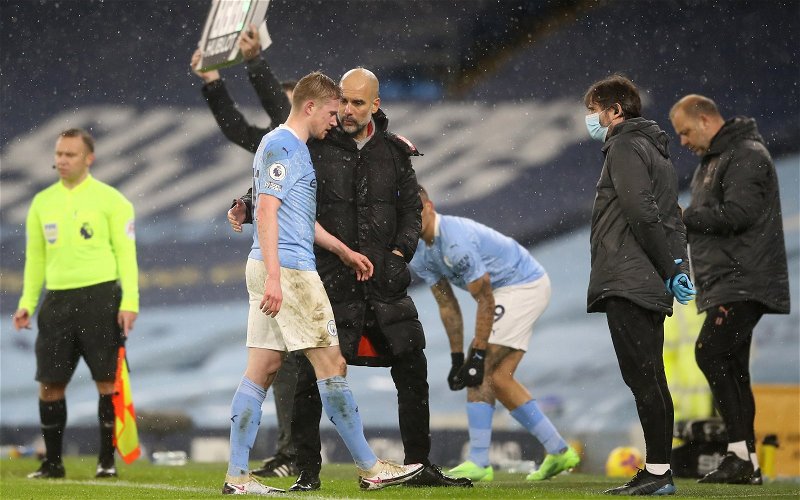Image for Manchester City: Sam Lee provides Kevin De Bruyne injury update