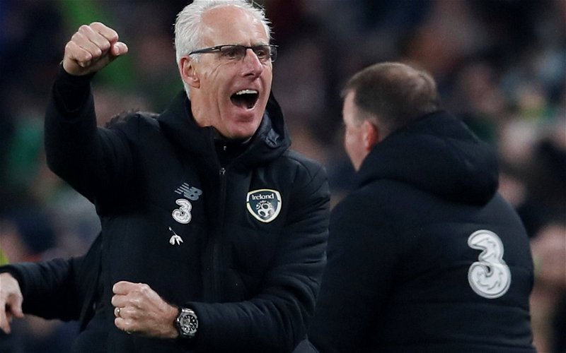 Image for Celtic: Supporters not impressed with claim that Mick McCarthy is on club’s manager shortlist