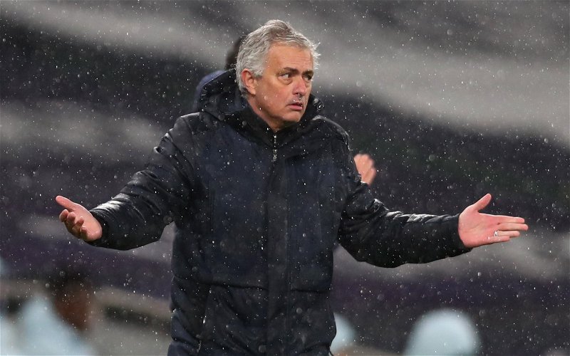 Image for Tottenham Hotspur: Fans slam Jose Mourinho after Chelsea loss