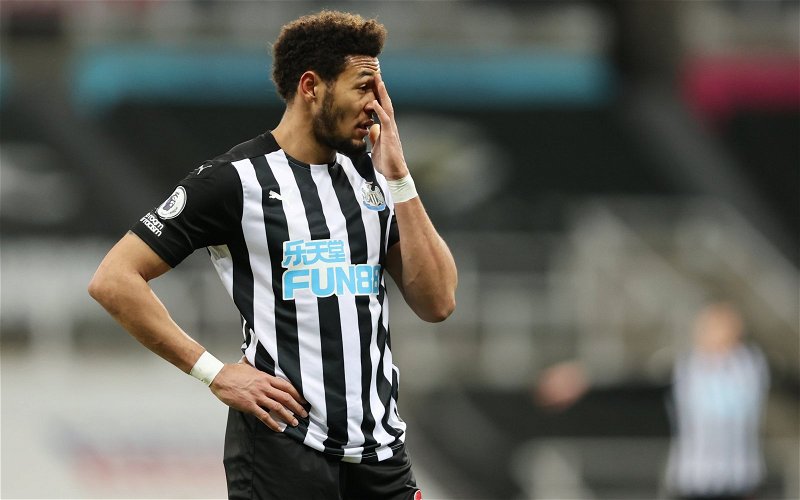 Image for Newcastle United: Aaron Stokes stunned as Joelinton misses huge chance
