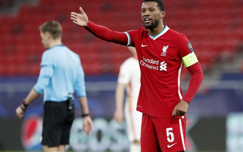 Image for Liverpool: Chris McLoughlin claims Gini Wijnaldum has not been replaced