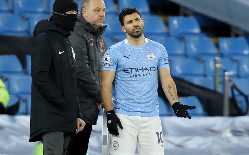 Image for Manchester City: Pundit claims Sergio Aguero may have been ‘unhappy’ for some time