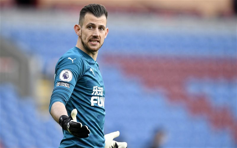 Image for Exclusive: Keith Gillespie hails importance of Martin Dubravka at Newcastle