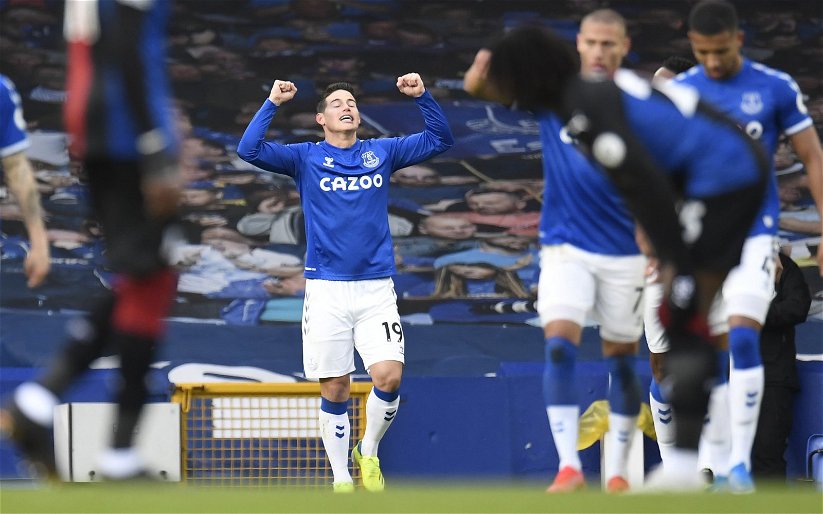 Image for Everton: Journalist praises James Rodriguez’s impact at Goodison Park