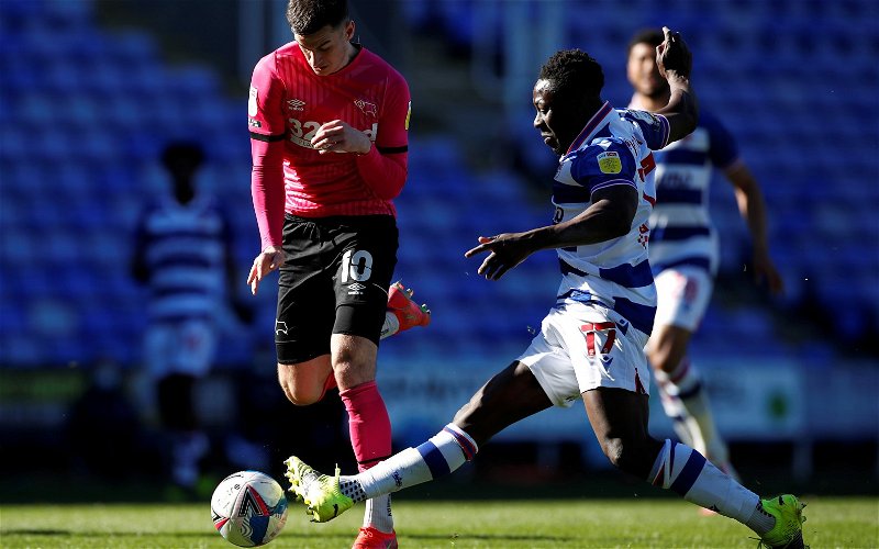Image for Derby County: Ryan Conway discusses Tom Lawrence’s performance in Reading defeat